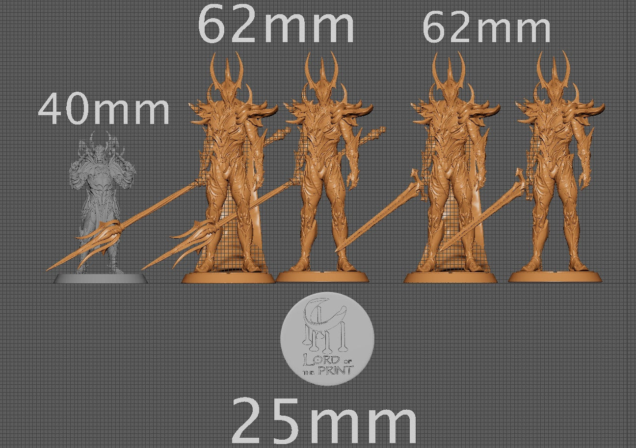 King Radrun, Lord of the Print | Dungeons and Dragons | Pathfinder | Table Top RPG | 3D Printed Model