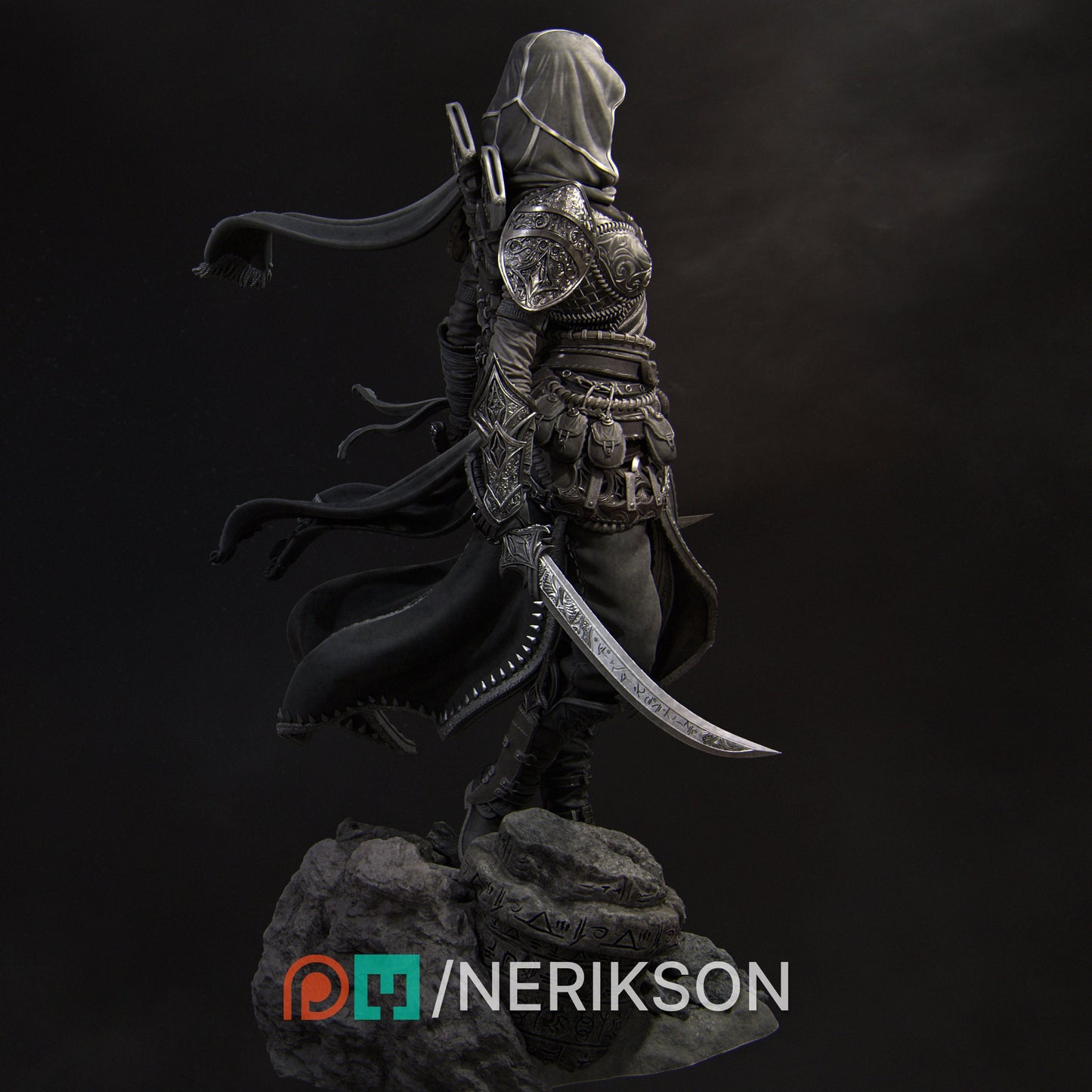 Artemesia, Assassin, Powerful NPC, Ernest Nemirovsky | Dungeons and Dragons | Pathfinder | Table Top RPG | 3D Printed Model
