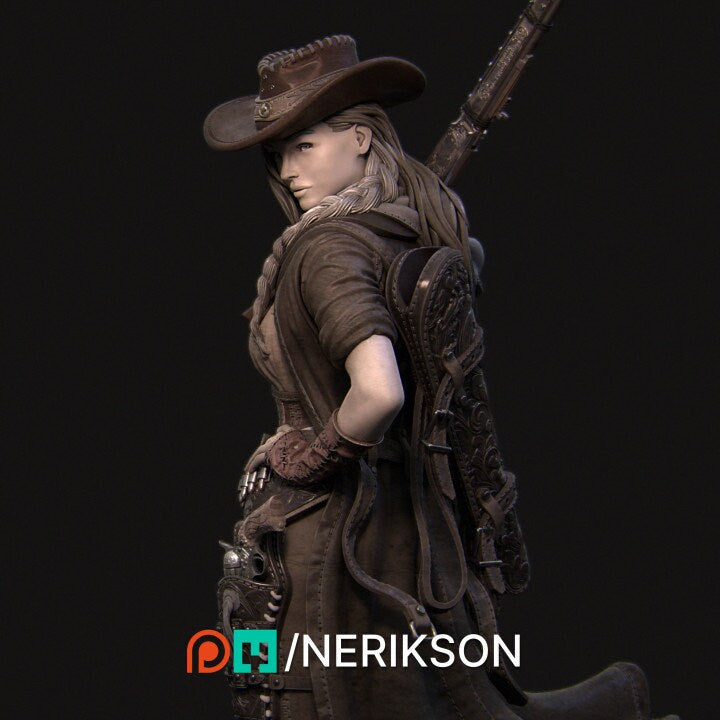 Jane the Gunslinger, Powerful NPC, Ernest Nemirovsky | Dungeons and Dragons | Pathfinder | Table Top RPG | 3D Printed Model