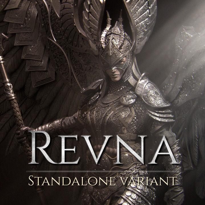 Revna the Valkyrie, Powerful NPC, Ernest Nemirovsky | Dungeons and Dragons | Pathfinder | Table Top RPG | 3D Printed Model