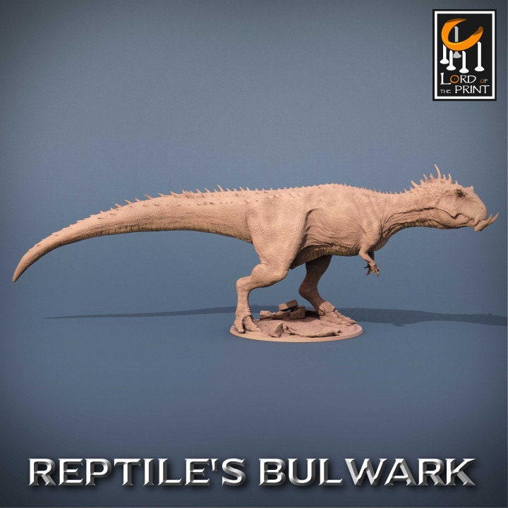 Torvodon, Lizardman Bulwark Lord of the Print | Dungeons and Dragons | Pathfinder | Table Top RPG | 3D Printed Model