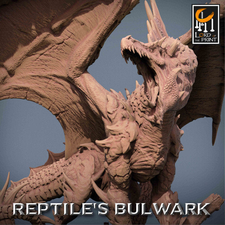 Legendary Apex Green Dragon, Lord of the Print | Dungeons and Dragons | Pathfinder | Table Top RPG | 3D Printed Model