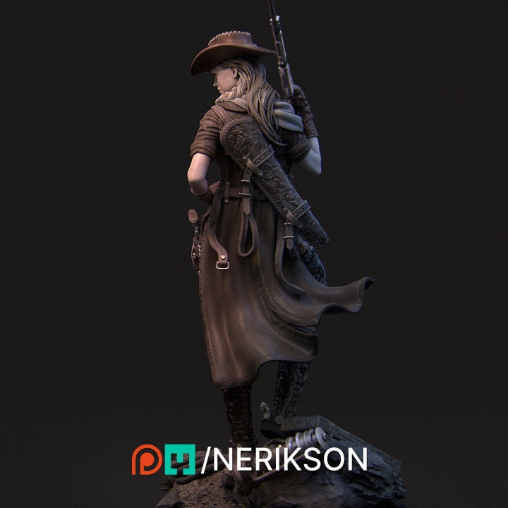 Jane the Gunslinger, Powerful NPC, Ernest Nemirovsky | Dungeons and Dragons | Pathfinder | Table Top RPG | 3D Printed Model