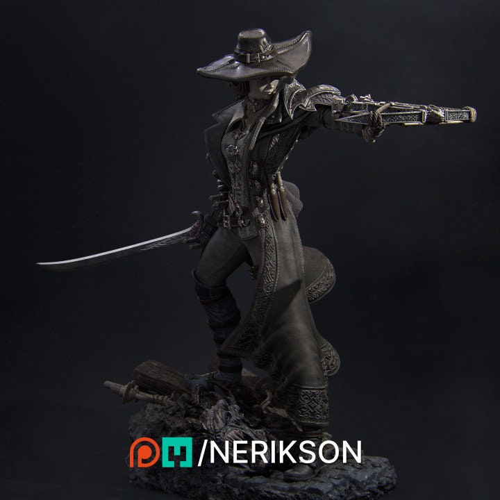 Valeria the Nighthunter, Powerful NPC, Ernest Nemirovsky | Dungeons and Dragons | Pathfinder | Table Top RPG | 3D Printed Model