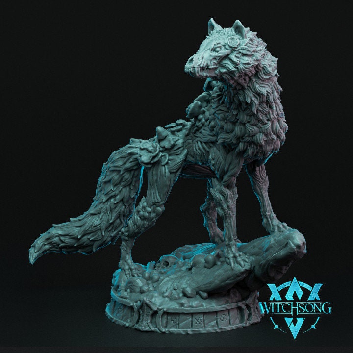 Lyks, Good Boy of the Underworld, Witchsong Miniatures | Dungeons and Dragons | Pathfinder | Table Top RPG | 3D Printed Model