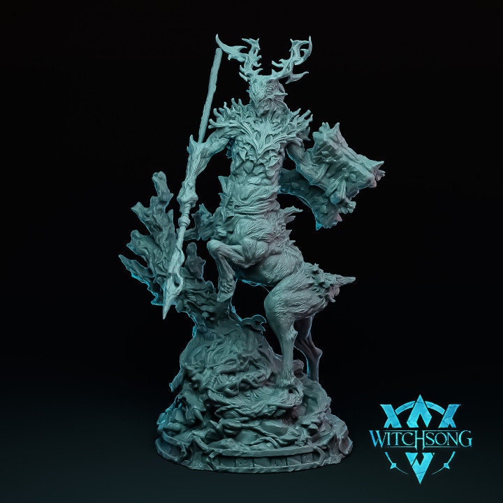 The Grove Warden, Witchsong Miniatures | Dungeons and Dragons | Pathfinder | Table Top RPG | 3D Printed Model