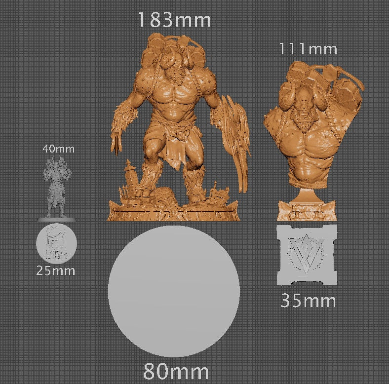 The Tomb Sacker, Bust Option, Witchsong Miniatures | Dungeons and Dragons | Pathfinder | Table Top RPG | 3D Printed Model