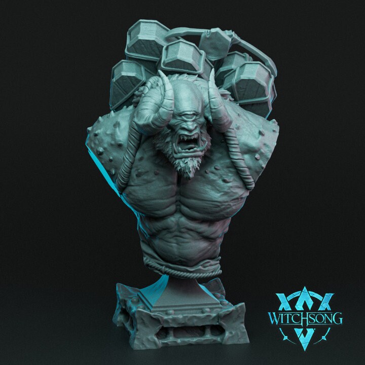 The Tomb Sacker, Bust Option, Witchsong Miniatures | Dungeons and Dragons | Pathfinder | Table Top RPG | 3D Printed Model