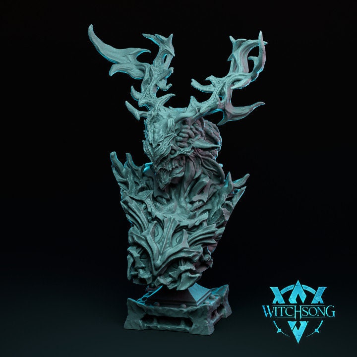 The Grove Warden, Witchsong Miniatures | Dungeons and Dragons | Pathfinder | Table Top RPG | 3D Printed Model