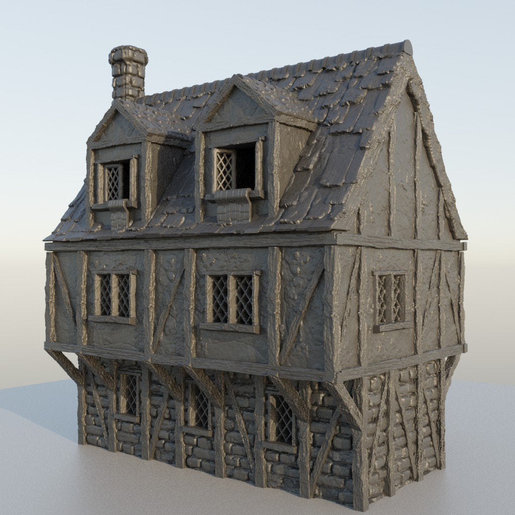 Village Brothel, Miniature Land | Dungeons and Dragons | Pathfinder | Table Top RPG | 3D Printed Model