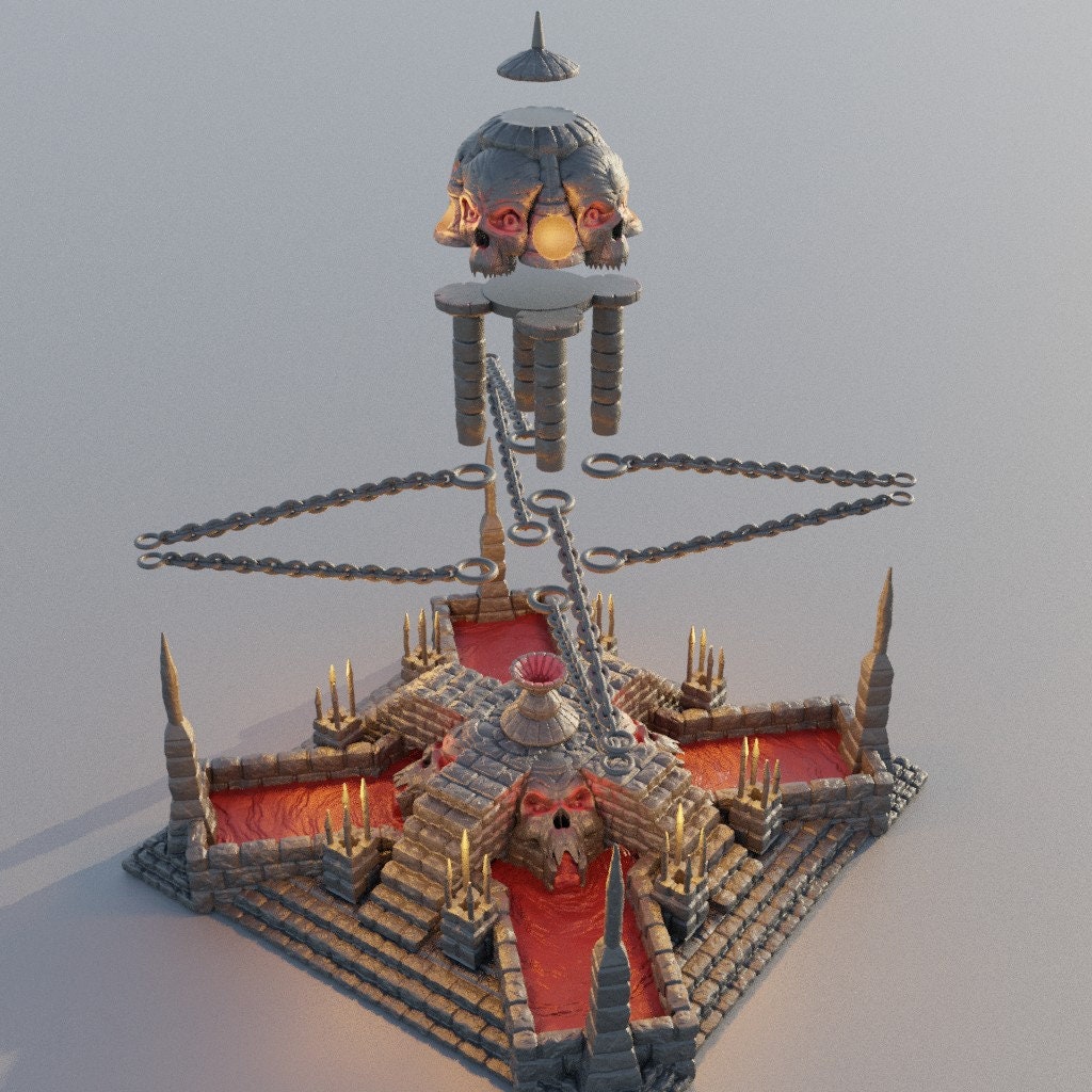 Altar of Sacrifice, Miniature Land | Dungeons and Dragons | Pathfinder | Table Top RPG | 3D Printed Model