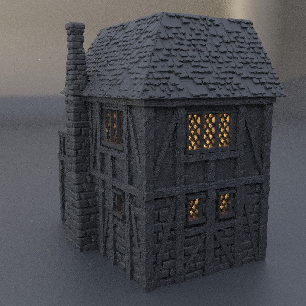Town Blacksmith, Miniature Land | Dungeons and Dragons | Pathfinder | Table Top RPG | 3D Printed Model
