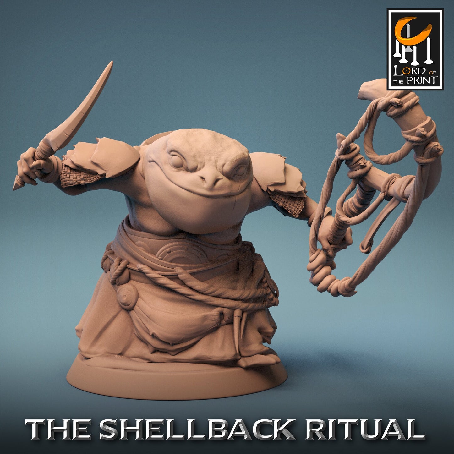 Croakers, Pack 2, Shellback Ritual, Lord of the Print | Dungeons and Dragons | Pathfinder | Table Top RPG | 3D Printed Model