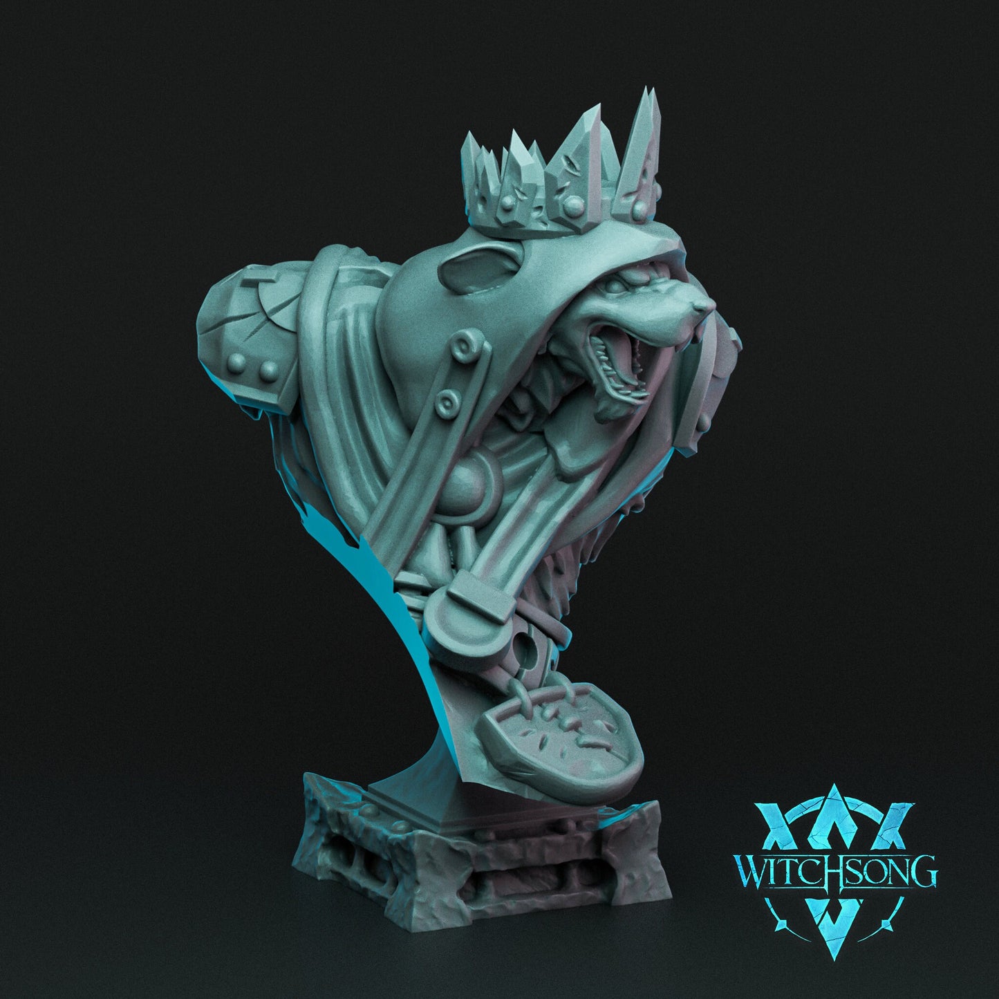 The Ratking, Witchsong Miniatures | Dungeons and Dragons | Pathfinder | Table Top RPG | 3D Printed Model