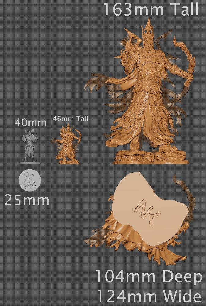 The Four Horsemen, Conquest, Powerful NPC, Ernest Nemirovsky | Dungeons and Dragons | Pathfinder | Table Top RPG | 3D Printed Model