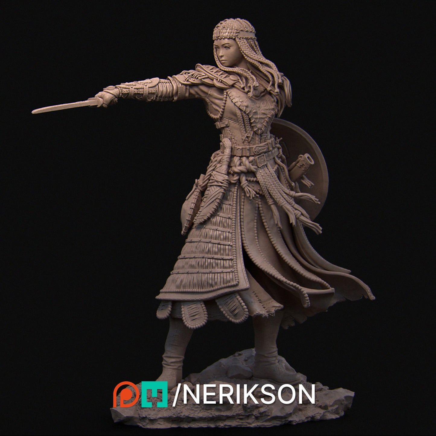 Tuya, The Undefeated, Powerful NPC, Ernest Nemirovsky | Dungeons and Dragons | Pathfinder | Table Top RPG | 3D Printed Model