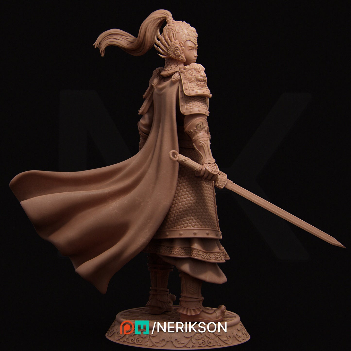 Kwan Yen, Standalone, Powerful NPC, Ernest Nemirovsky | Dungeons and Dragons | Pathfinder | Table Top RPG | 3D Printed Model
