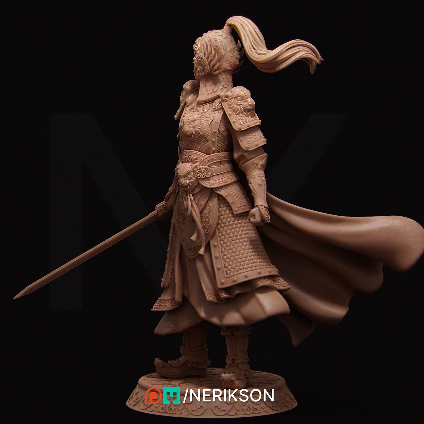 Kwan Yen, Standalone, Powerful NPC, Ernest Nemirovsky | Dungeons and Dragons | Pathfinder | Table Top RPG | 3D Printed Model