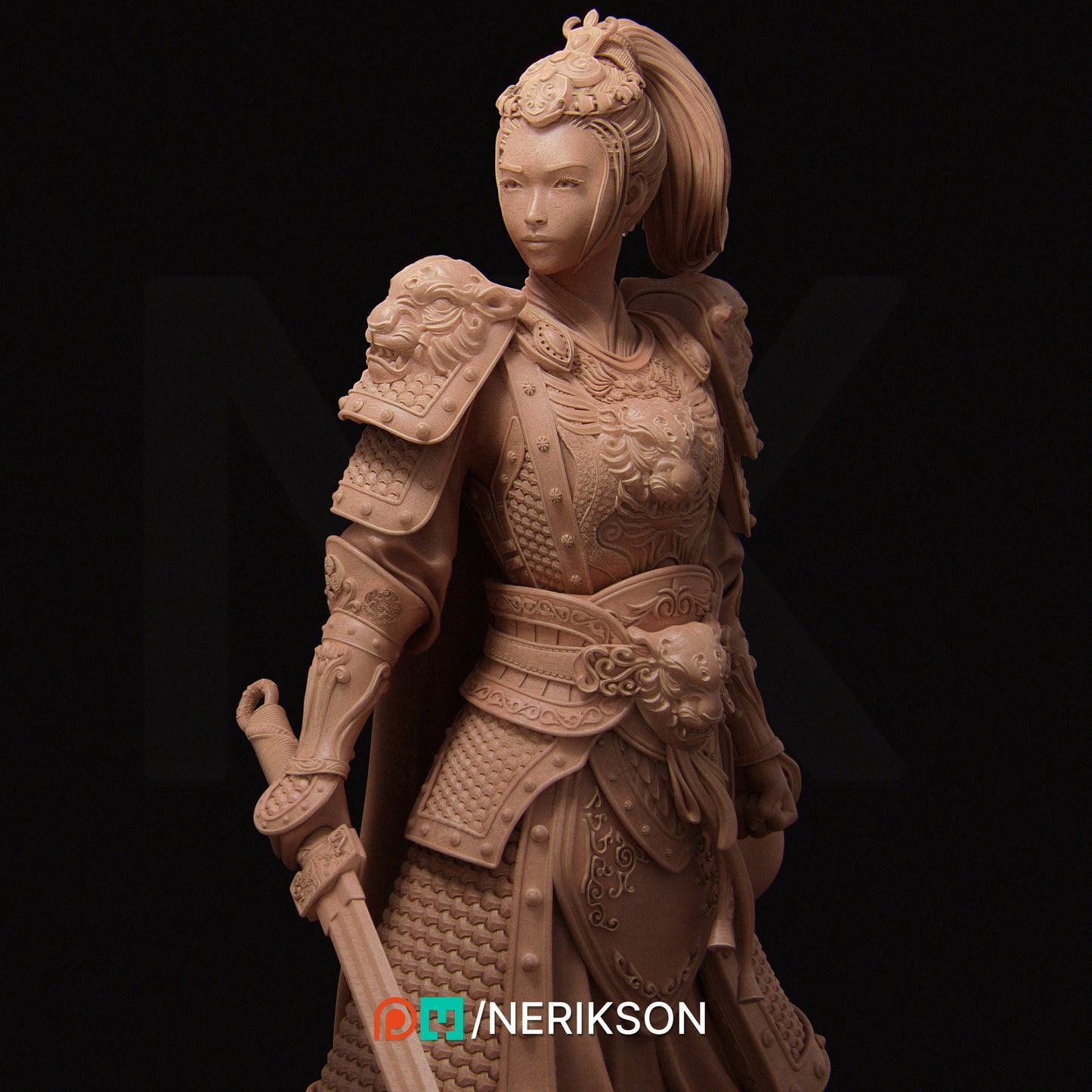 Kwan Yen, Standalone, Powerful NPC, Ernest Nemirovsky | Dungeons and Dragons | Pathfinder | Table Top RPG | 3D Printed Model