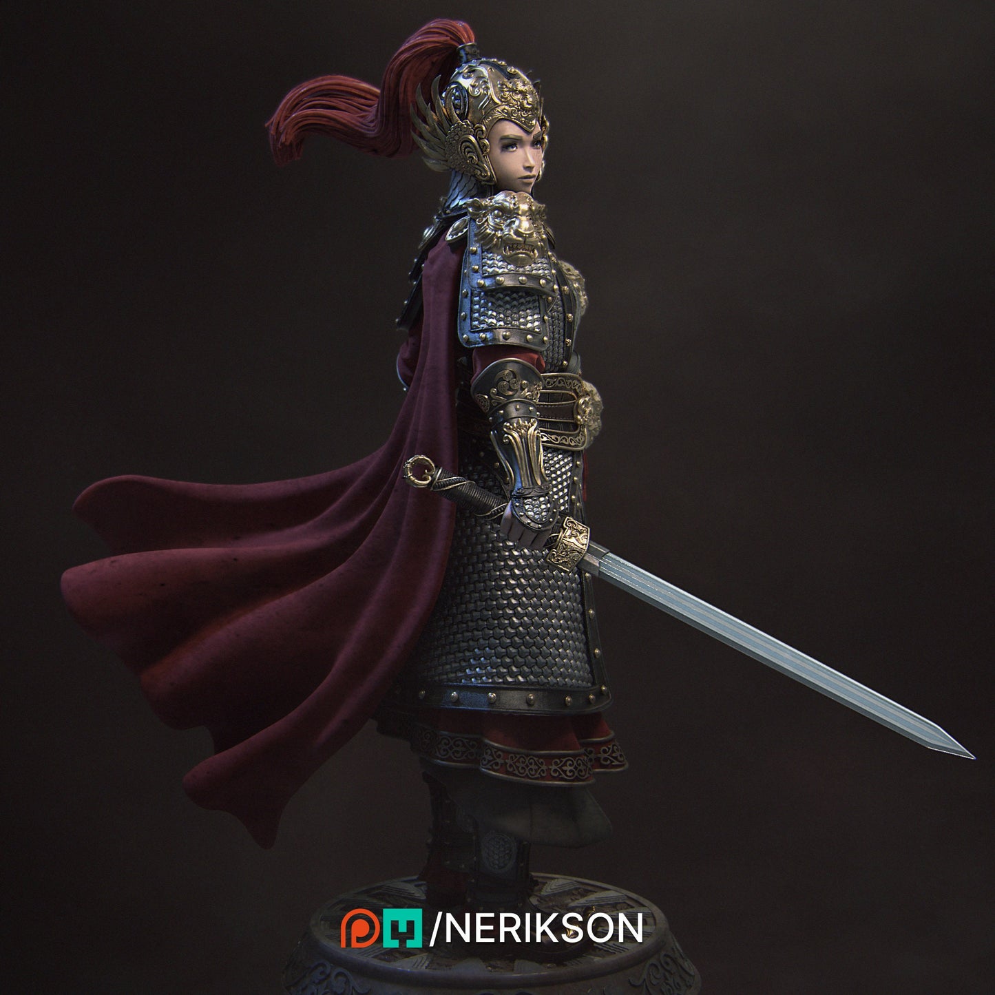 Kwan Yen, Standalone, Powerful NPC, Ernest Nemirovsky | Dungeons and Dragons | Pathfinder | Table Top RPG | 3D Printed Model