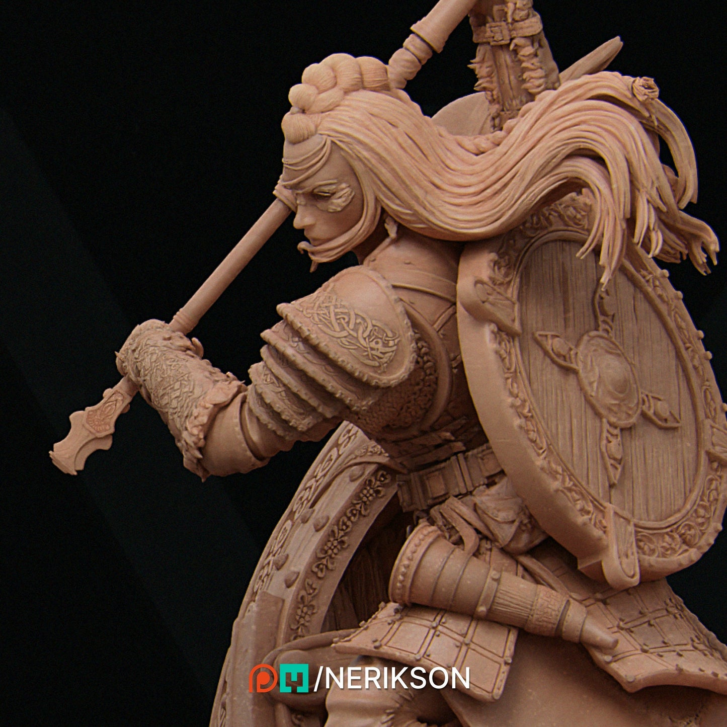 Thyra, Full Statue, Powerful NPC, Ernest Nemirovsky | Dungeons and Dragons | Pathfinder | Table Top RPG | 3D Printed Model
