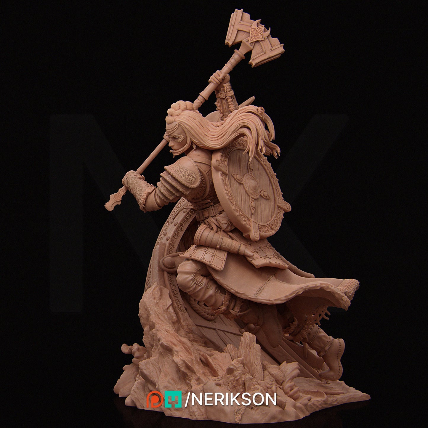Thyra, Full Statue, Powerful NPC, Ernest Nemirovsky | Dungeons and Dragons | Pathfinder | Table Top RPG | 3D Printed Model