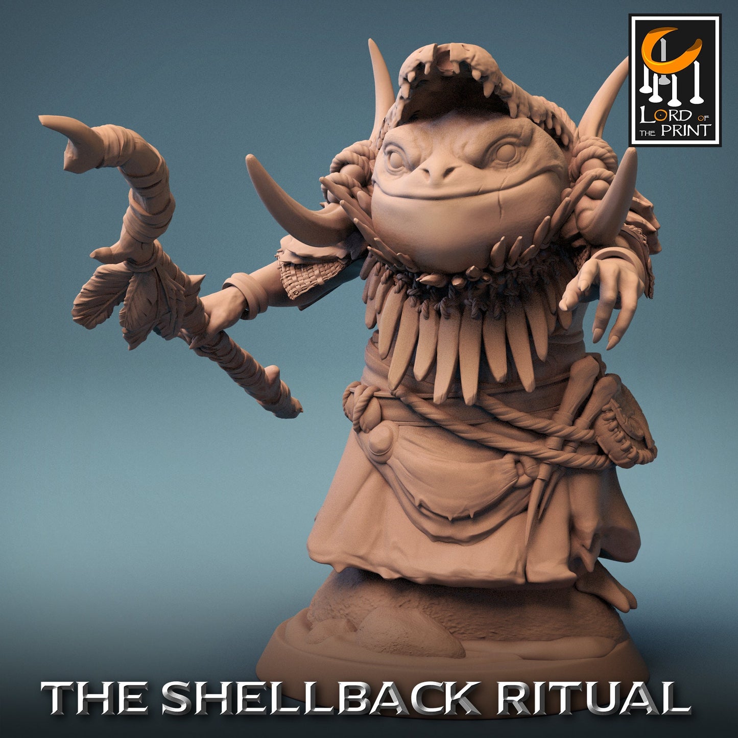 Croakers, Pack 1, Shellback Ritual, Lord of the Print | Dungeons and Dragons | Pathfinder | Table Top RPG | 3D Printed Model