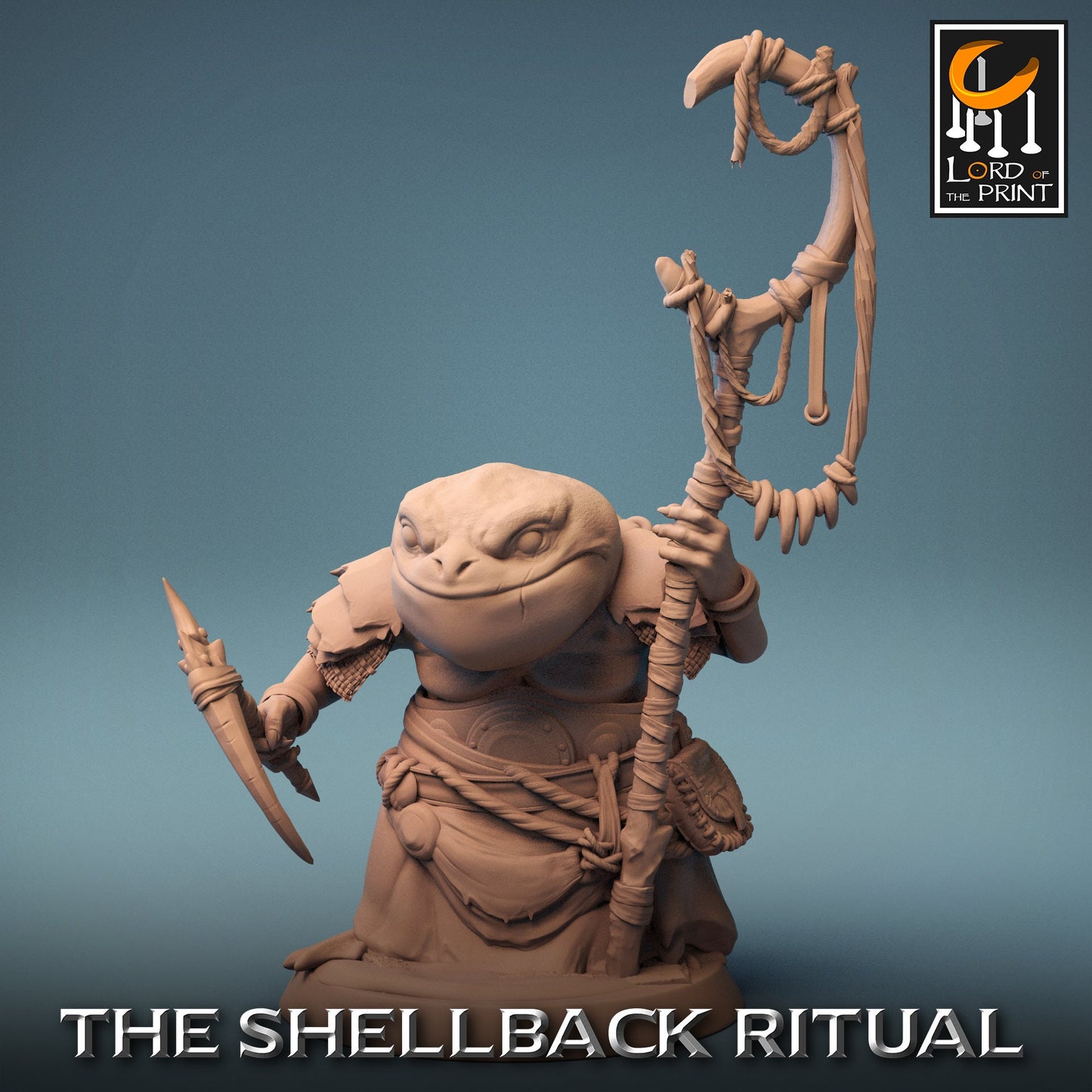 Croakers, Pack 1, Shellback Ritual, Lord of the Print | Dungeons and Dragons | Pathfinder | Table Top RPG | 3D Printed Model