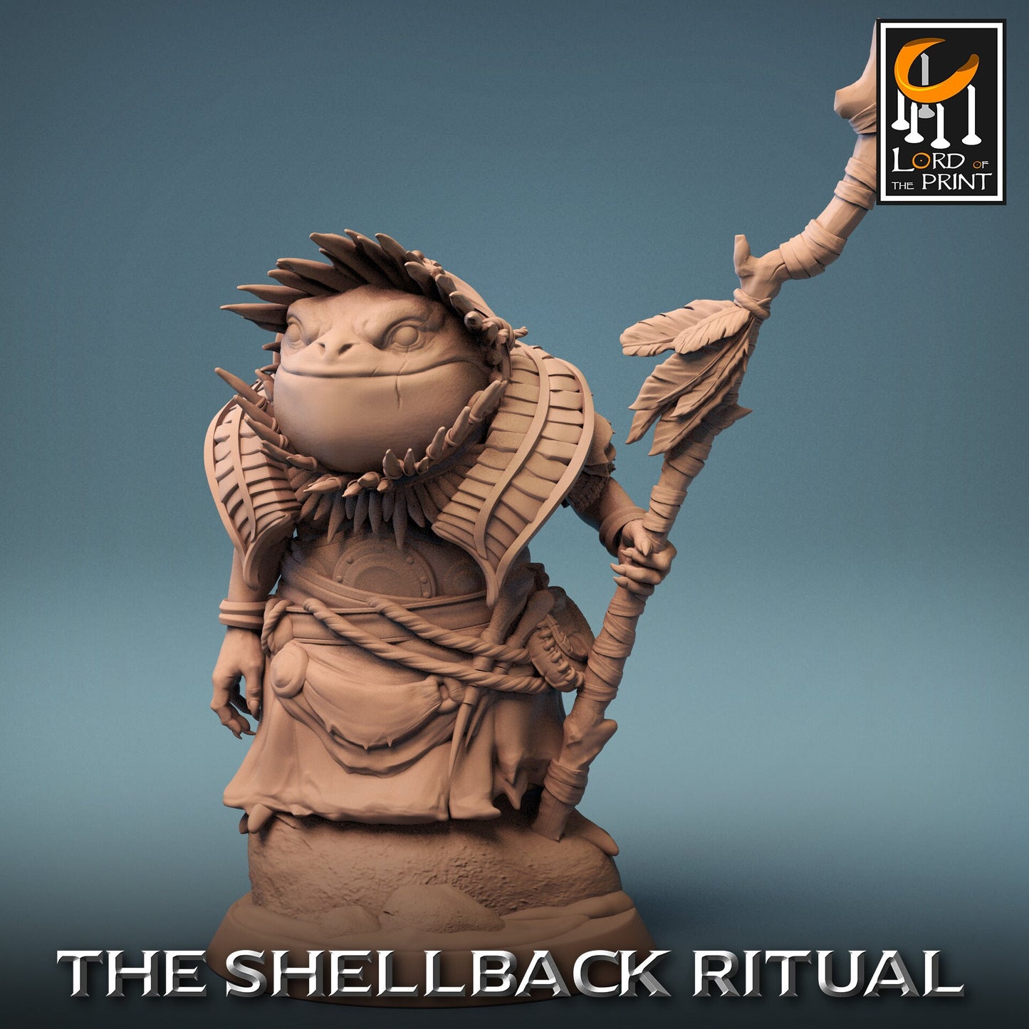 Croakers, Pack 1, Shellback Ritual, Lord of the Print | Dungeons and Dragons | Pathfinder | Table Top RPG | 3D Printed Model