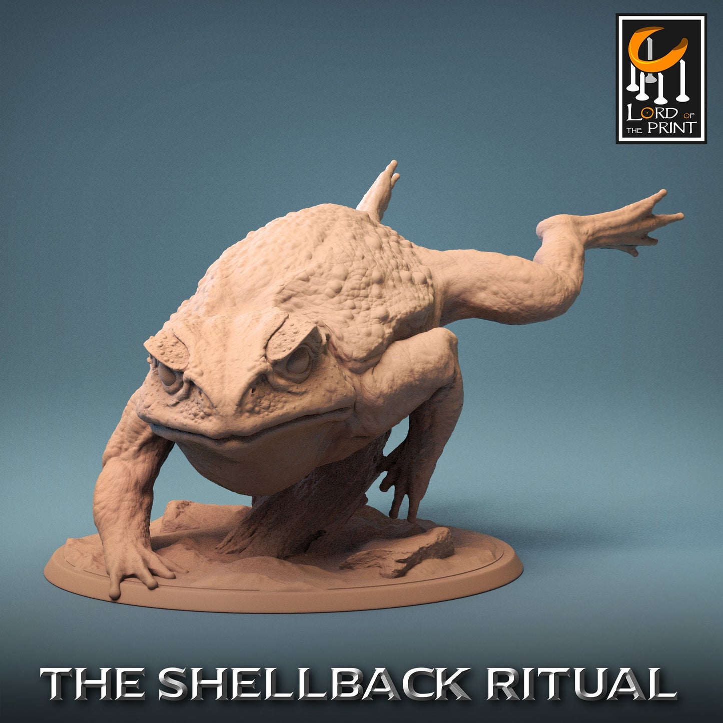 Wild Toads, The Shellback Ritual, Lord of the Print | Dungeons and Dragons | Pathfinder | Table Top RPG | 3D Printed Model