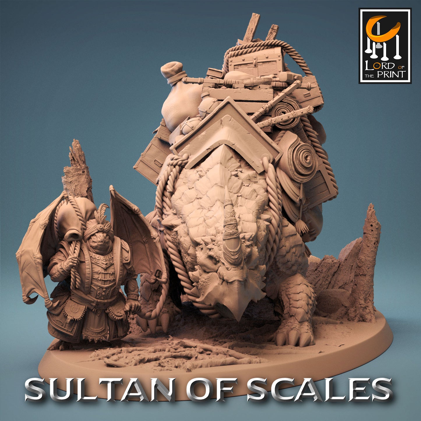 Galdera, Lord of the Print | Dungeons and Dragons | Pathfinder | Table Top RPG | 3D Printed Model