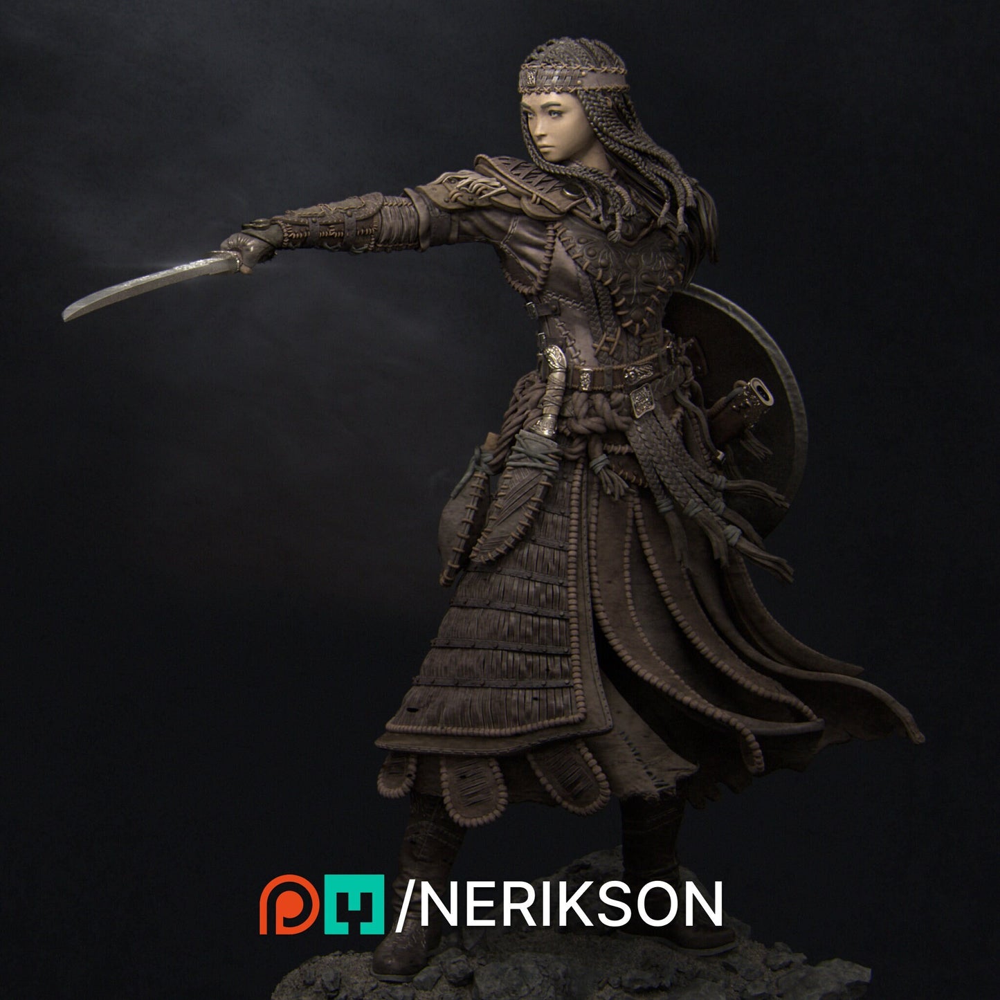 Tuya, The Undefeated, Powerful NPC, Ernest Nemirovsky | Dungeons and Dragons | Pathfinder | Table Top RPG | 3D Printed Model