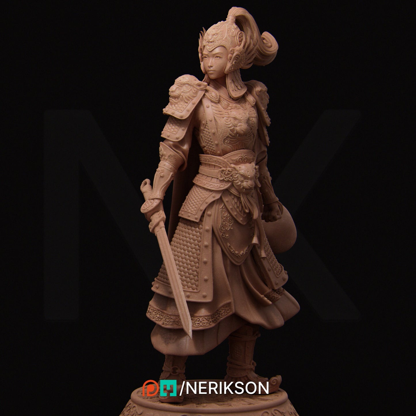 Kwan Yen, Standalone, Powerful NPC, Ernest Nemirovsky | Dungeons and Dragons | Pathfinder | Table Top RPG | 3D Printed Model