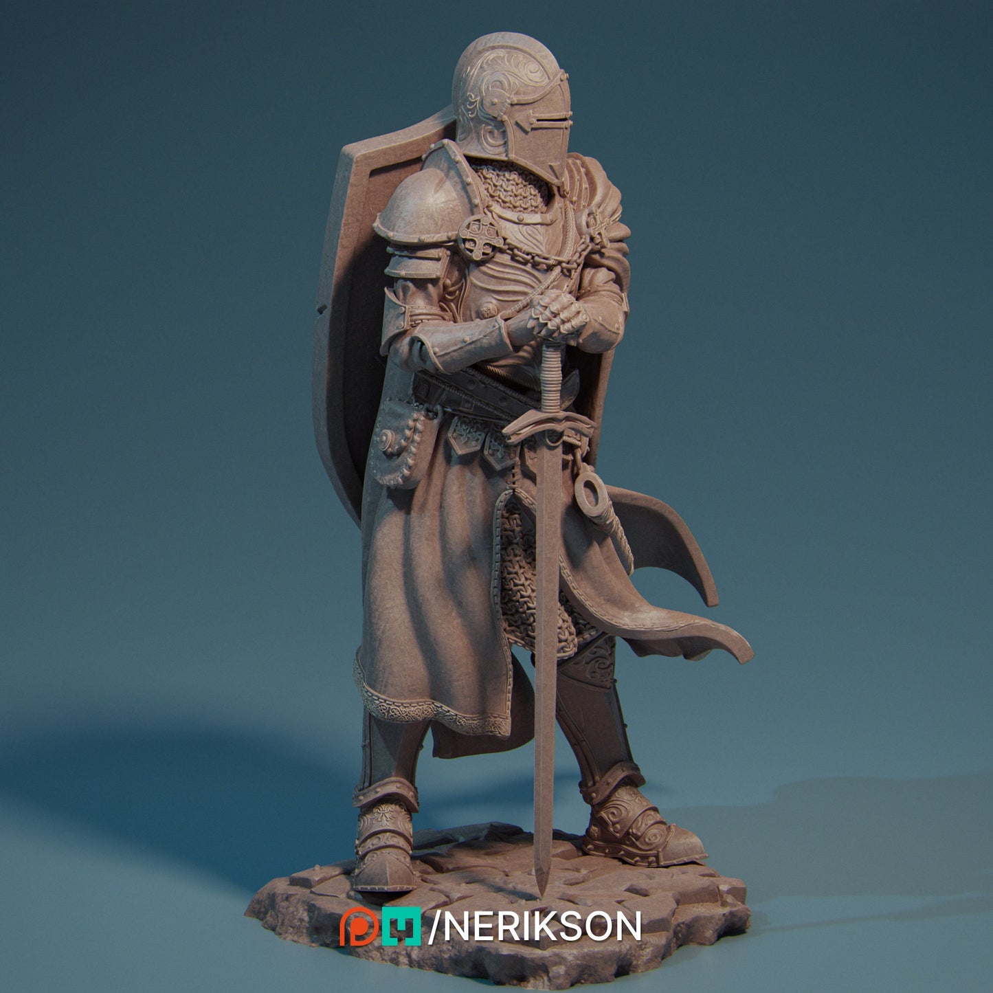 Ivanhoe, Powerful NPC, Ernest Nemirovsky | Dungeons and Dragons | Pathfinder | Table Top RPG | 3D Printed Model