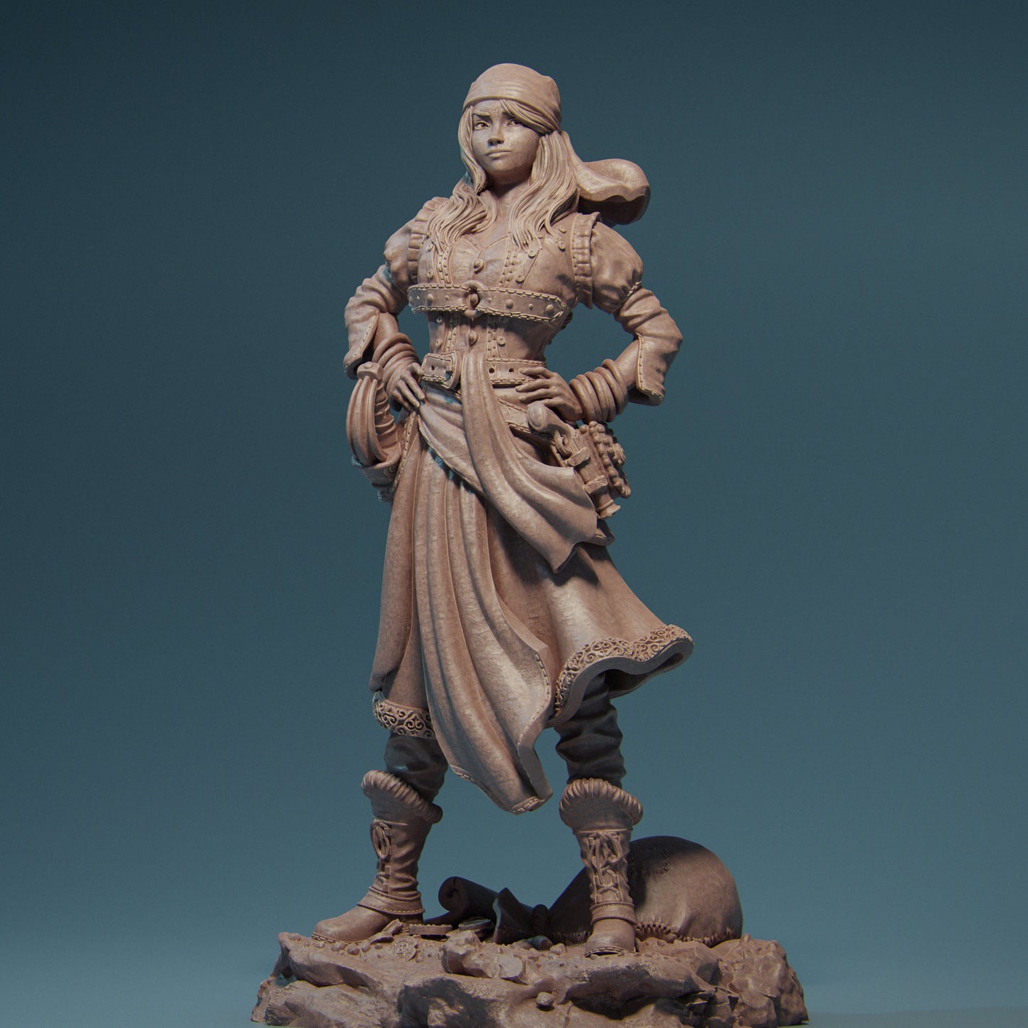 Teza, The Robber Girl, Powerful NPC, Ernest Nemirovsky | Dungeons and Dragons | Pathfinder | Table Top RPG | 3D Printed Model