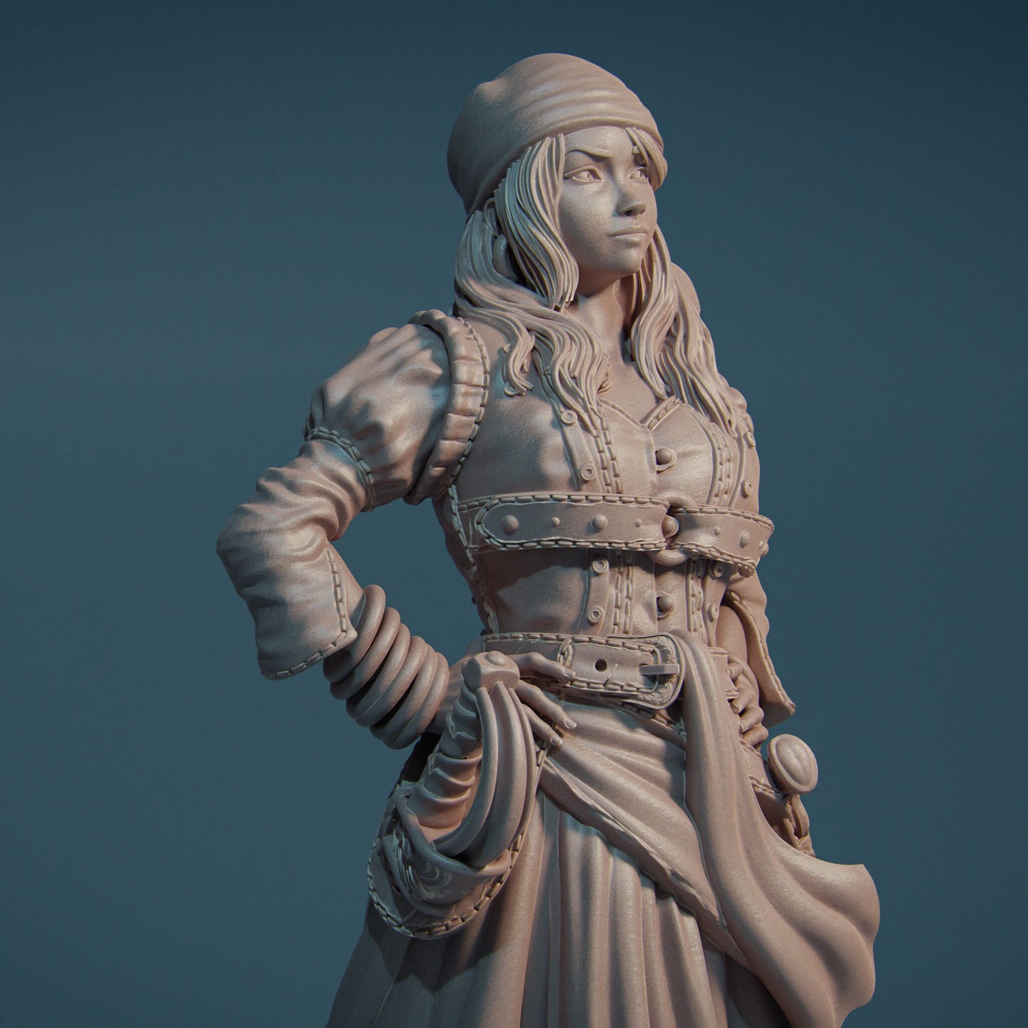 Teza, The Robber Girl, Powerful NPC, Ernest Nemirovsky | Dungeons and Dragons | Pathfinder | Table Top RPG | 3D Printed Model