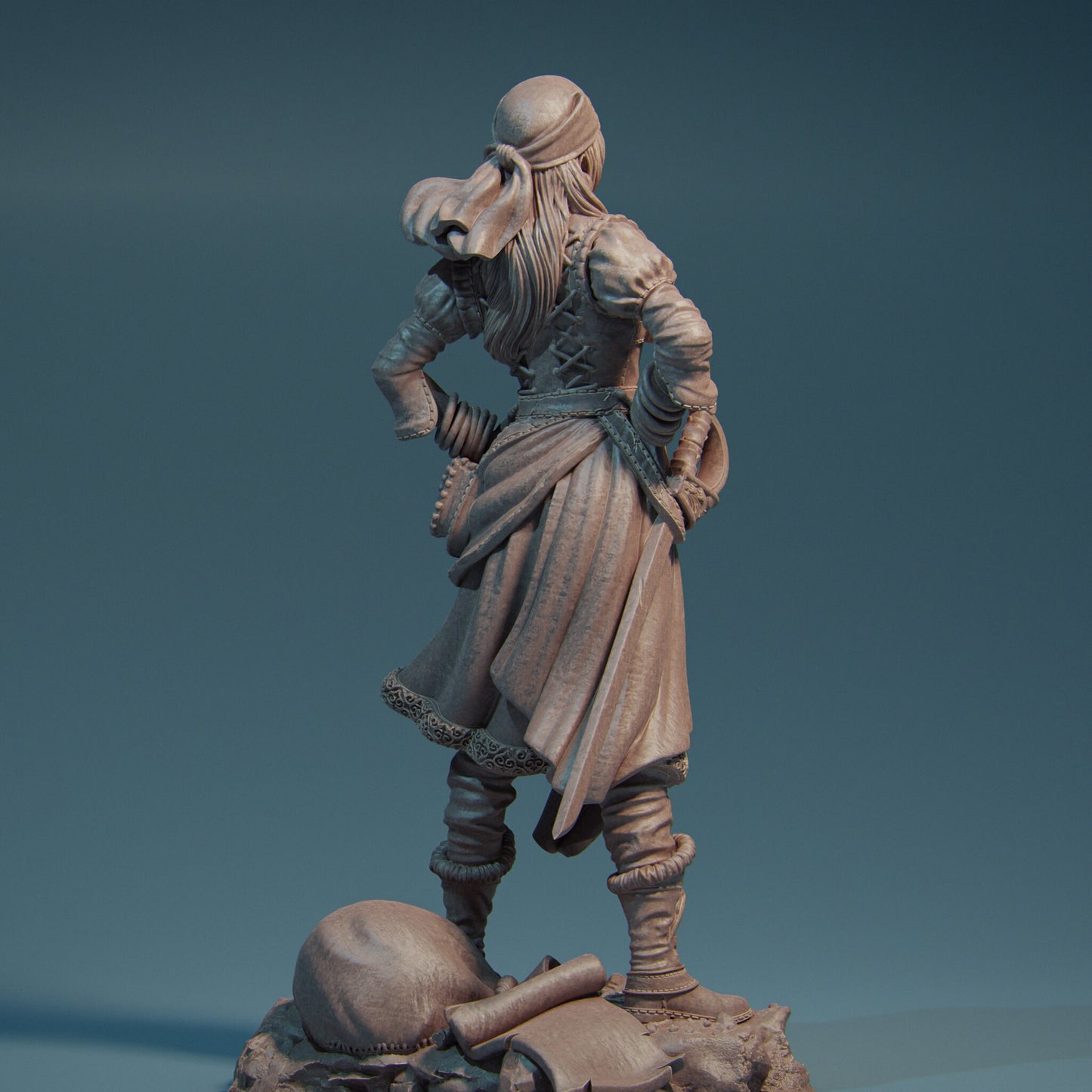 Teza, The Robber Girl, Powerful NPC, Ernest Nemirovsky | Dungeons and Dragons | Pathfinder | Table Top RPG | 3D Printed Model