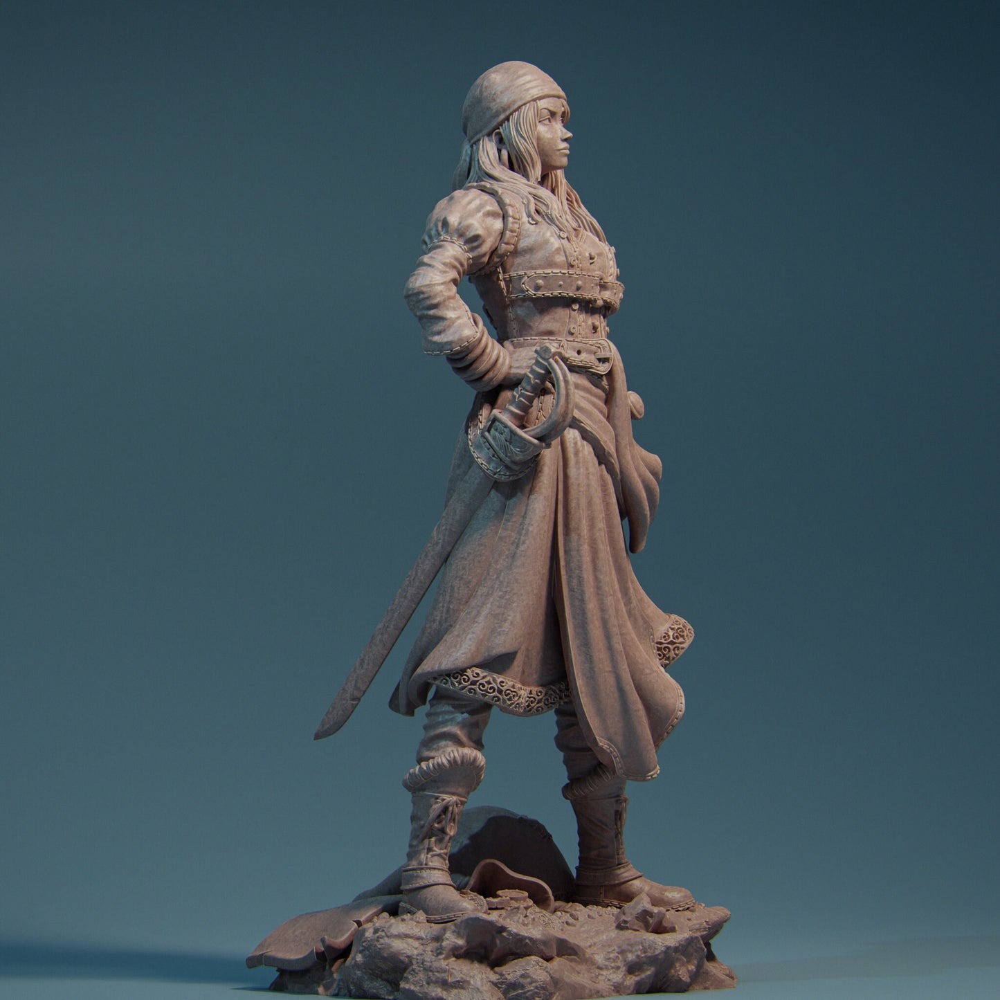 Teza, The Robber Girl, Powerful NPC, Ernest Nemirovsky | Dungeons and Dragons | Pathfinder | Table Top RPG | 3D Printed Model