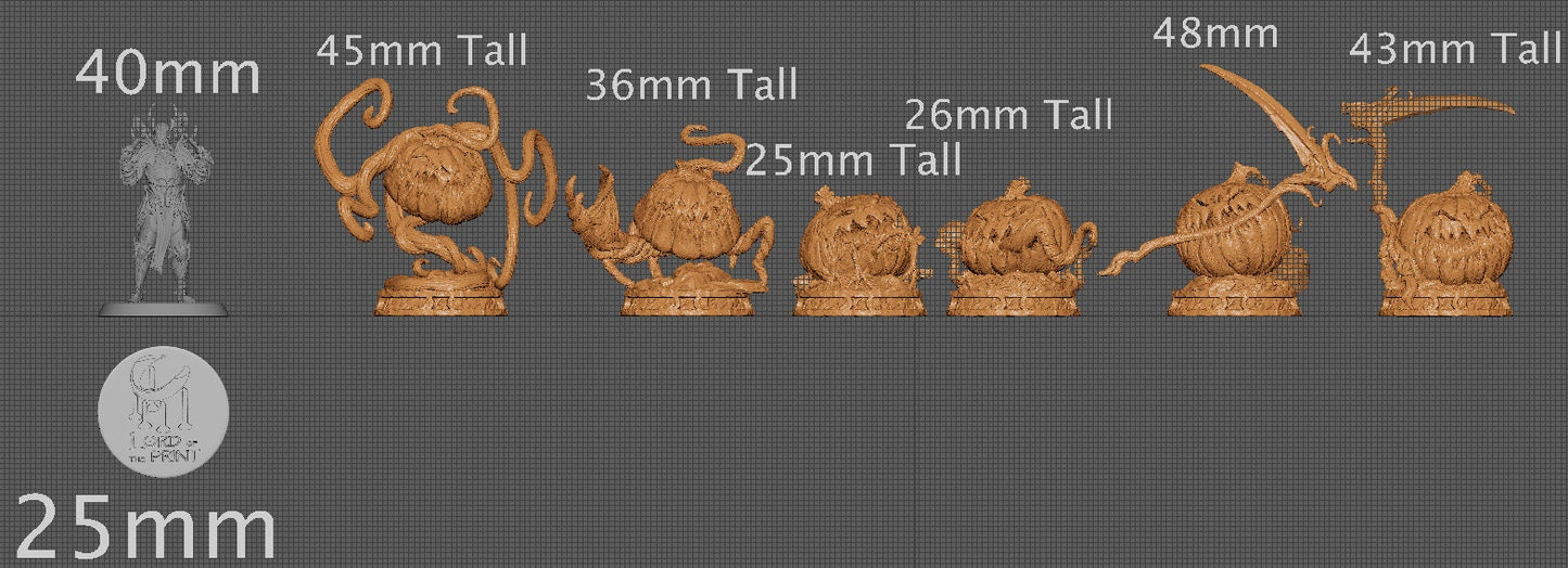 The Harvest Soldiers, Witchsong Miniatures | Dungeons and Dragons | Pathfinder | Table Top RPG | 3D Printed Model