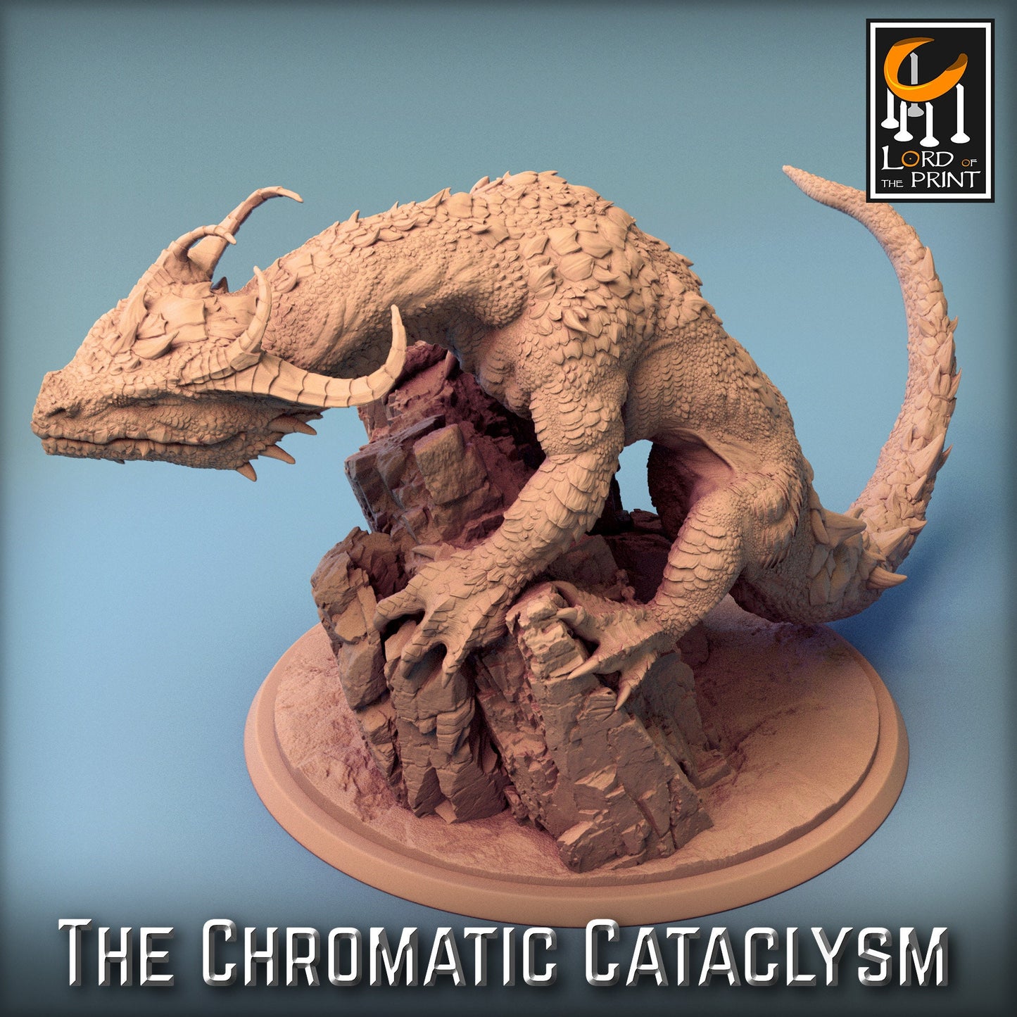 Wild Drakes, 3 Poses, Lord of the Print | Dungeons and Dragons | Pathfinder | Table Top RPG | 3D Printed Model