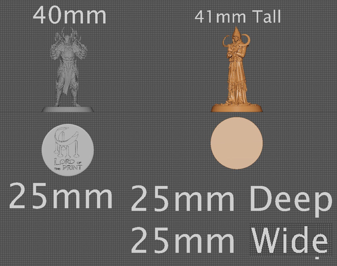 Arzan, Powerful NPC, Collective Studios | Dungeons and Dragons | Pathfinder | Table Top RPG | 3D Printed Model