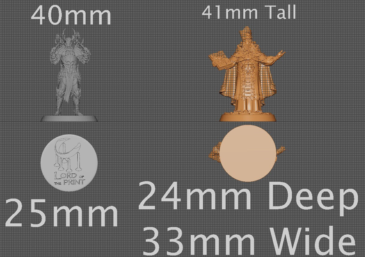 Father Graham, Collective Studios | Dungeons and Dragons | Pathfinder | Table Top RPG | 3D Printed Model