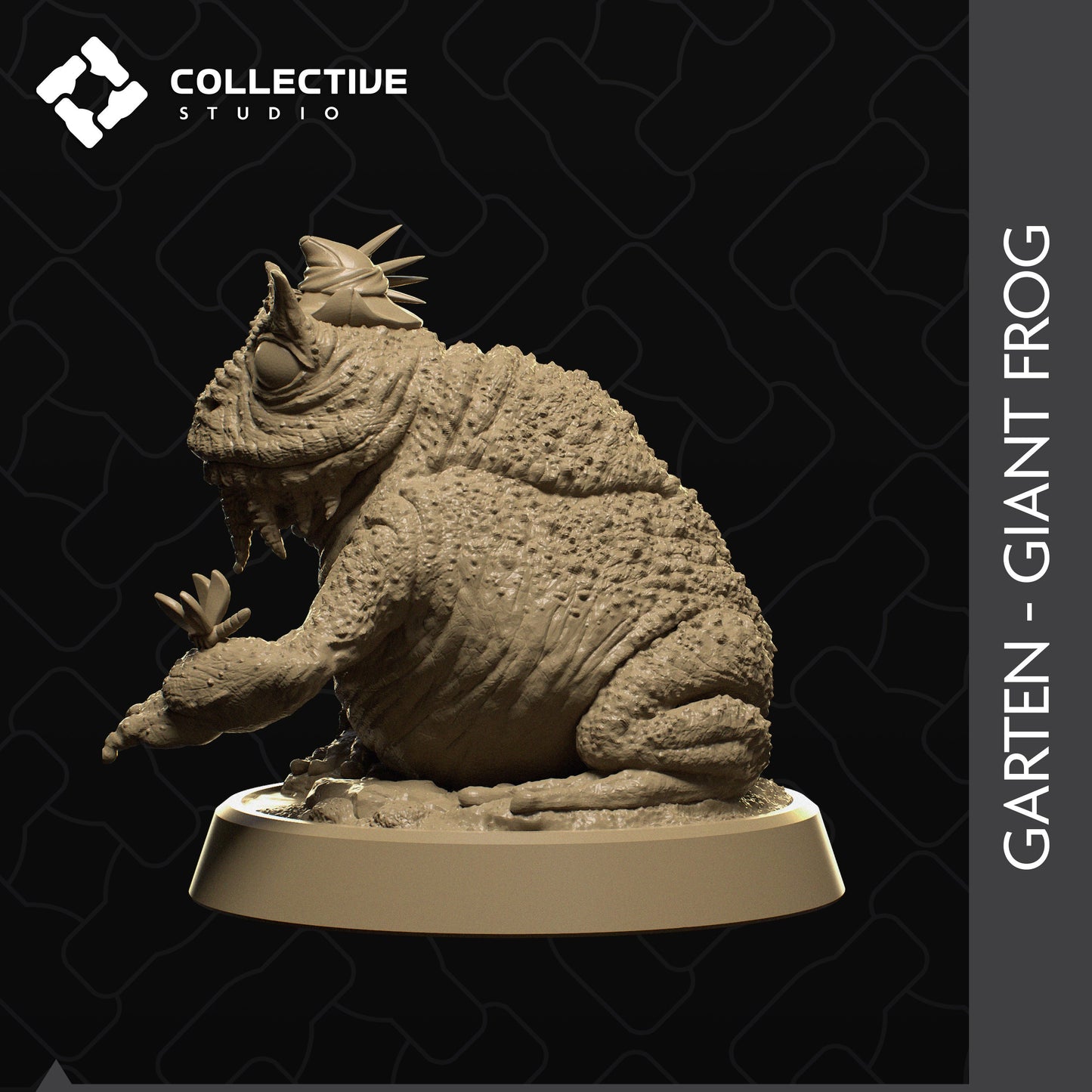 Frog, Collective Studios | Dungeons and Dragons | Pathfinder | Table Top RPG | 3D Printed Model