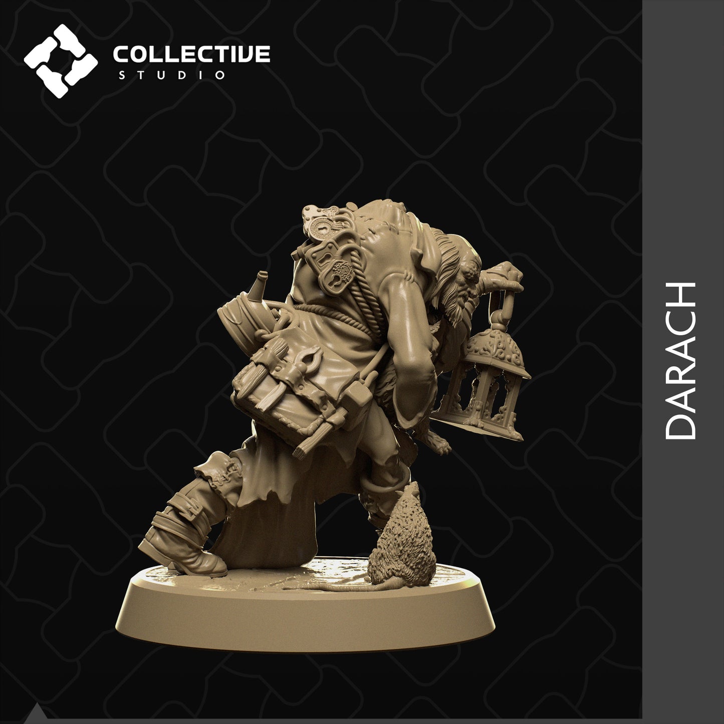 Darach, Collective Studios | Dungeons and Dragons | Pathfinder | Table Top RPG | 3D Printed Model