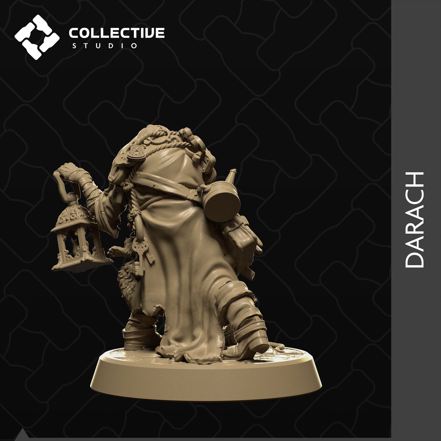 Darach, Collective Studios | Dungeons and Dragons | Pathfinder | Table Top RPG | 3D Printed Model