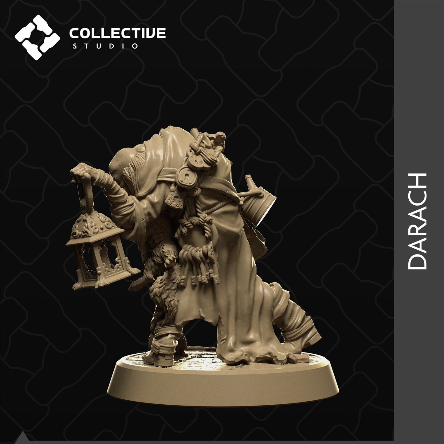 Darach, Collective Studios | Dungeons and Dragons | Pathfinder | Table Top RPG | 3D Printed Model