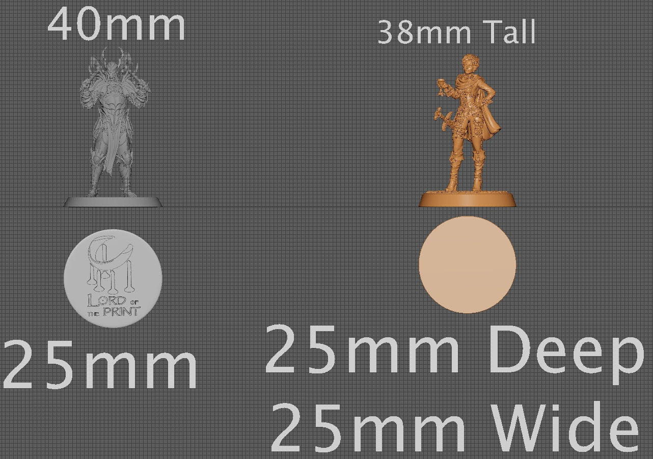 Tess, Collective Studios | Dungeons and Dragons | Pathfinder | Table Top RPG | 3D Printed Model