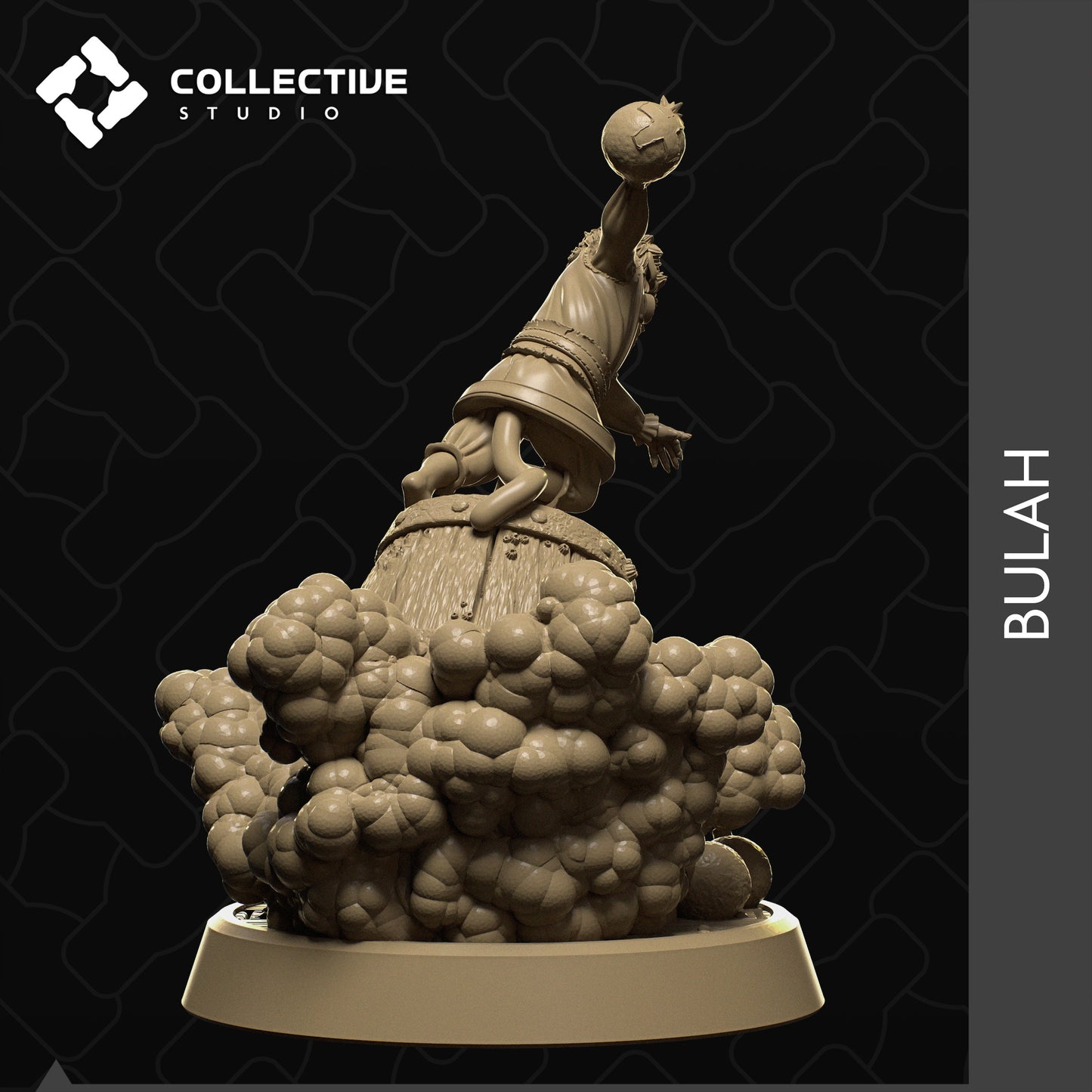 Bulah, Collective Studios | Dungeons and Dragons | Pathfinder | Table Top RPG | 3D Printed Model