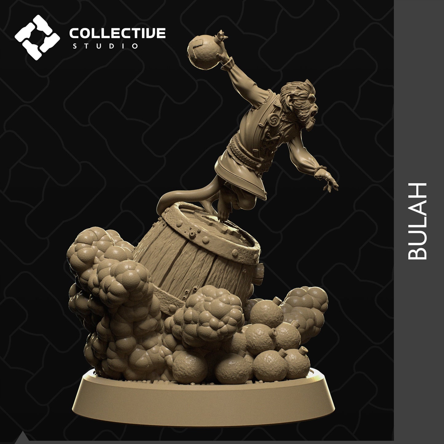 Bulah, Collective Studios | Dungeons and Dragons | Pathfinder | Table Top RPG | 3D Printed Model