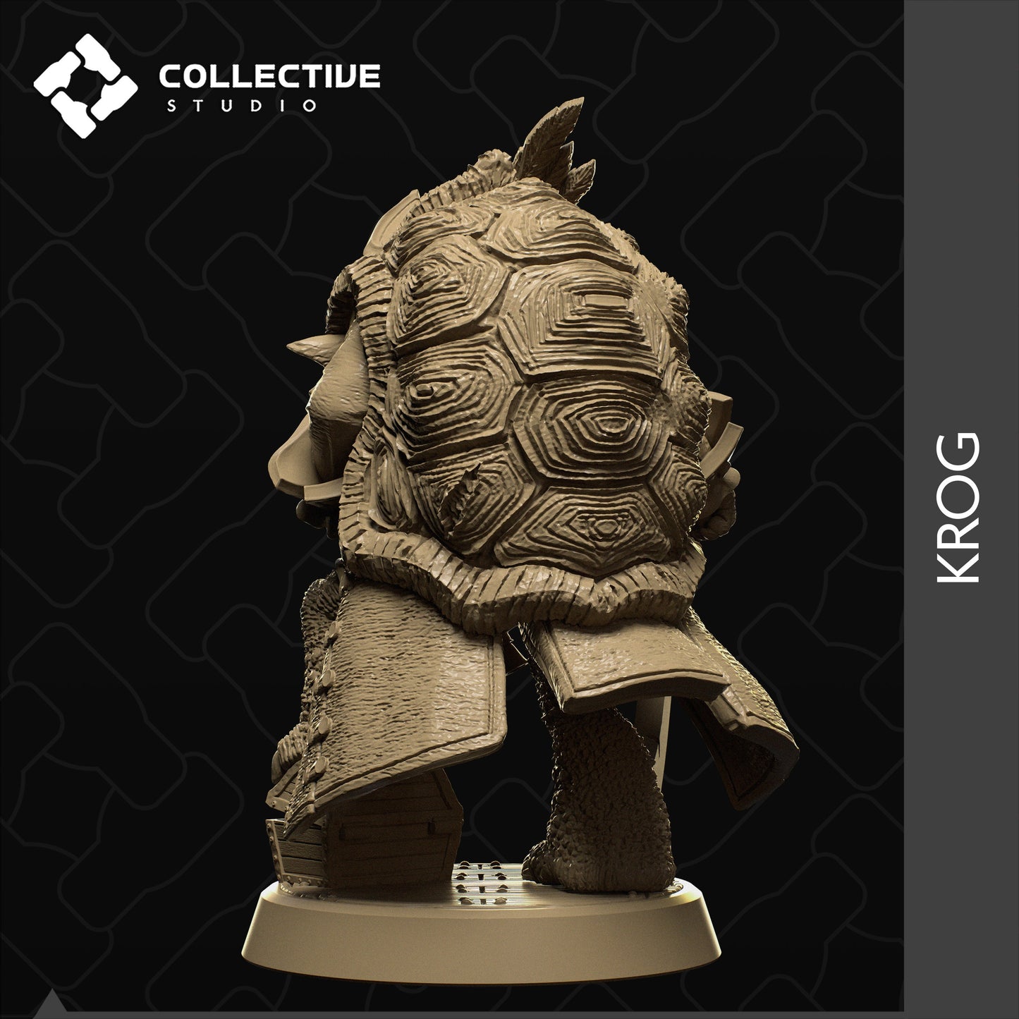 Krog, Collective Studios | Dungeons and Dragons | Pathfinder | Table Top RPG | 3D Printed Model